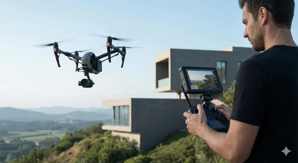 空撮のシミュレーション