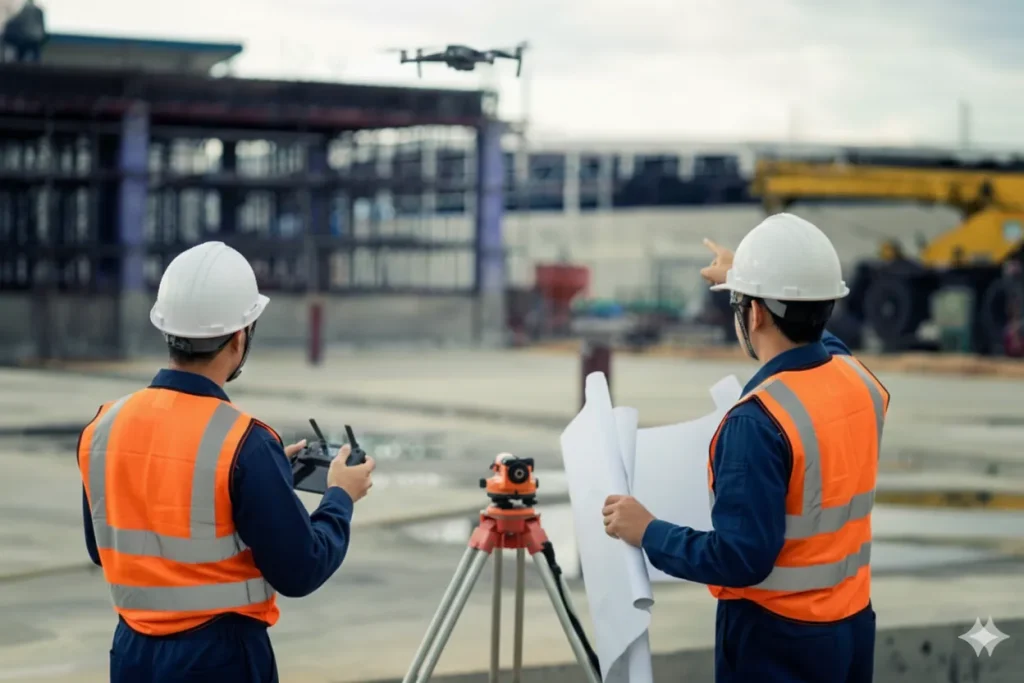 測量業務のシミュレーション